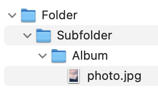 Finder folders